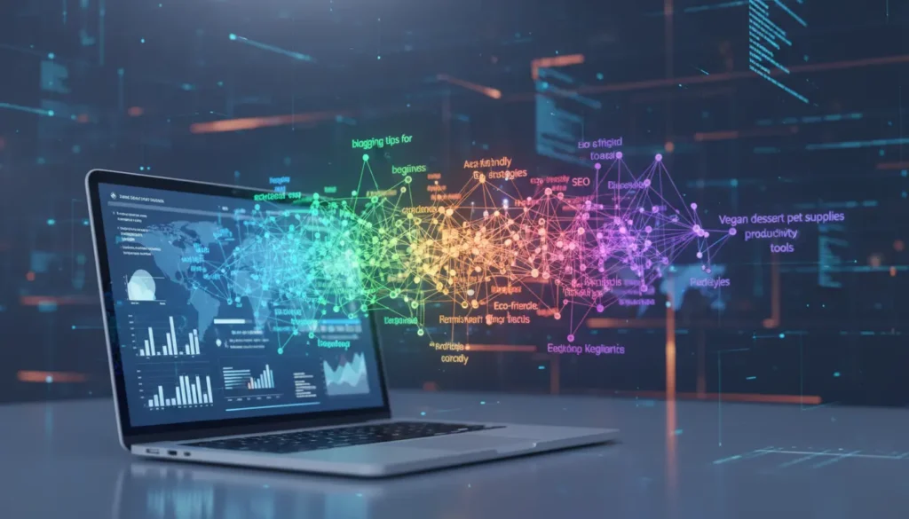 Long-tail keyword clusters.