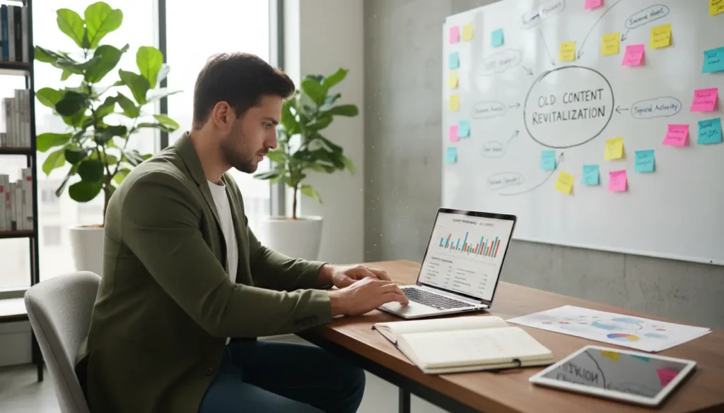 Updating old content for SEO.