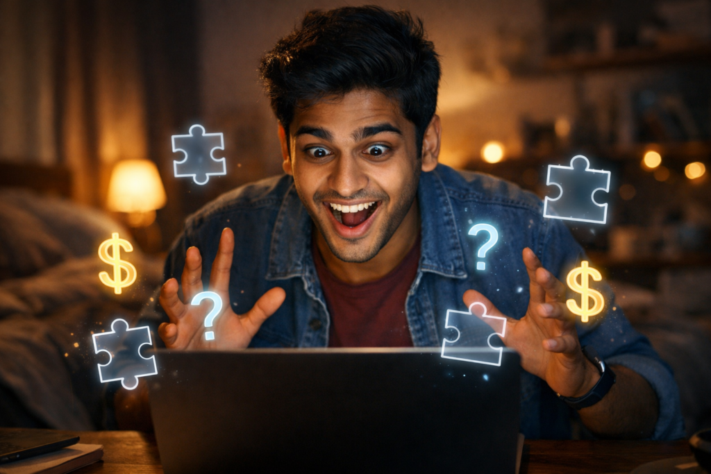 Freelance without skills.
