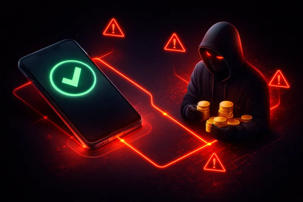 Fake check payment scam.